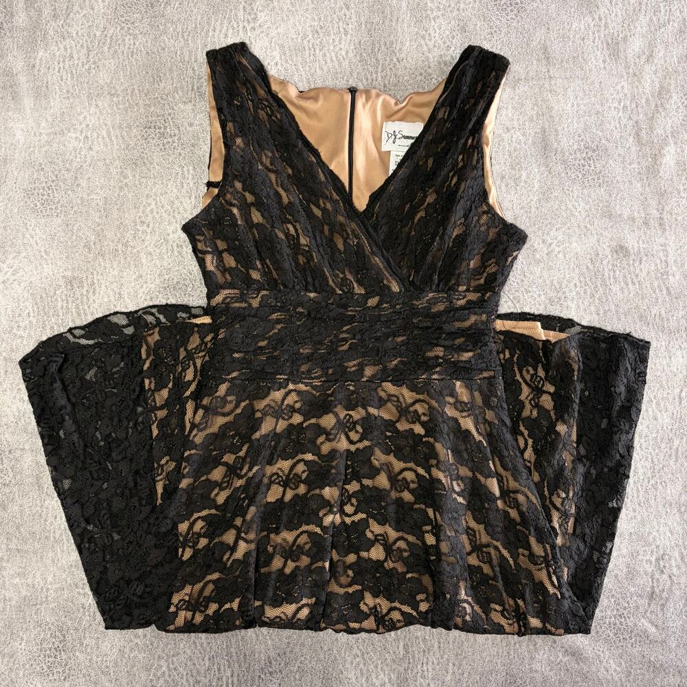 Vintage Lace DJ Summers Sleeveless Midi Dress